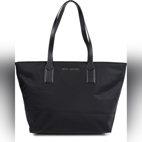 🖤MARC JACOBS🖤Black Nylon Wingman Tote Bag/NWOT - Picture 1 of 6